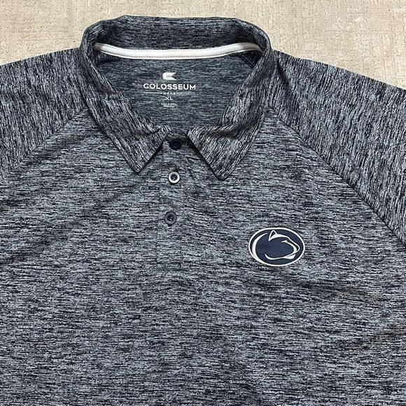 Colosseum Navy Penn State Nittany Lions Polo Men’s Size XL - Picture 2 of 7
